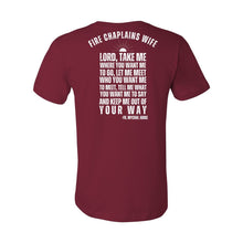 Load image into Gallery viewer, Fire Chaplain's Wife Unisex Short Sleeve Jersey Tee
