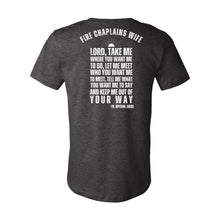 Load image into Gallery viewer, Fire Chaplain's Wife Unisex Short Sleeve Jersey Tee
