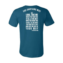 Load image into Gallery viewer, Fire Chaplain's Wife Unisex Short Sleeve Jersey Tee
