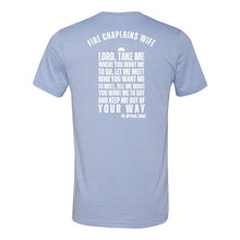 Load image into Gallery viewer, Fire Chaplain's Wife Unisex Short Sleeve Jersey Tee
