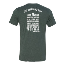 Load image into Gallery viewer, Fire Chaplain's Wife Unisex Short Sleeve Jersey Tee
