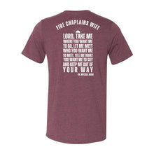 Load image into Gallery viewer, Fire Chaplain's Wife Unisex Short Sleeve Jersey Tee

