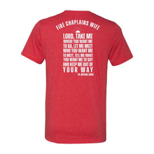 Load image into Gallery viewer, Fire Chaplain's Wife Unisex Short Sleeve Jersey Tee
