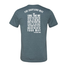 Load image into Gallery viewer, Fire Chaplain's Wife Unisex Short Sleeve Jersey Tee

